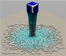 Particle Fluid Emitter